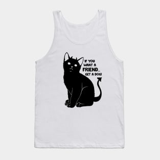 Humor and evil cat Tank Top